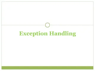 Exception Handling in VB.NET