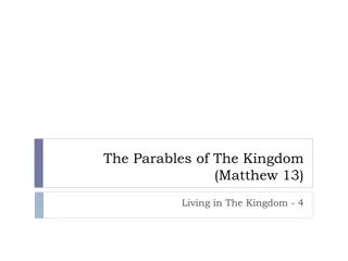 Understanding the Parables of the Kingdom