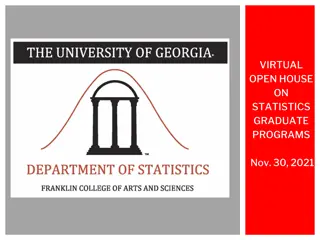 Explore Statistics Graduate Programs at University of Georgia's Virtual Open House