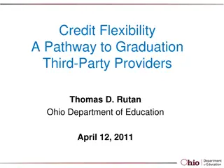 Credit Flexibility: A Pathway to Graduation - Web Conference Series