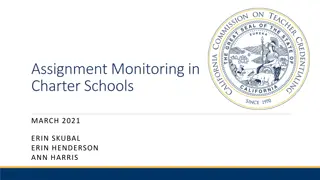 Assignment Monitoring in Charter Schools - March 2021 Insights