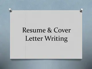 Mastering Resume and Cover Letter Writing: Essential Tips and Guidelines