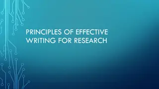 Writing Research Papers Effectively: Guidelines and Steps