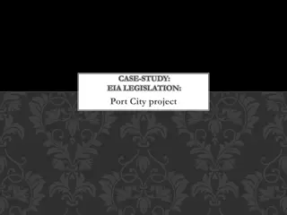 Environmental Impact Assessment Legislation for Port City Project