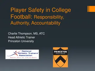 Prioritizing Player Safety in College Football: Responsibilities and Initiatives