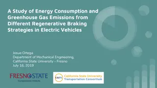 Study on Regenerative Braking Effects in Electric Vehicles