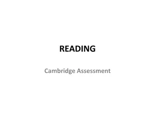 Enhancing Reading Skills with Cambridge Assessment: A Comprehensive Overview