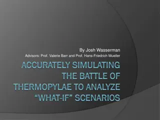 Simulating the Battle of Thermopylae: Analyzing What-If Scenarios