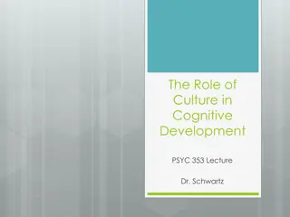 Influence of Culture on Cognitive Development