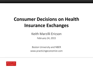 Insights on Consumer Decisions in Health Insurance Exchanges