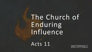 Church of Enduring Influence: Embracing Change and Pursuing a Greater Vision