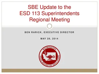 Education Updates and Outreach Efforts by Washington State Board of Education