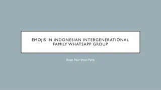 Emoji Use in Indonesian Intergenerational Family WhatsApp Group