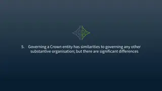 Best Practices in Governance for Crown Entities