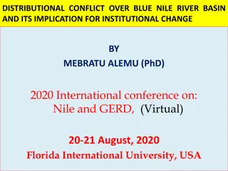 Distributional Conflict over Blue Nile River Basin and Its Implication for Institutional Change