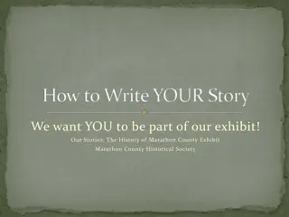 Share Your Marathon County Story in Our Exhibit!