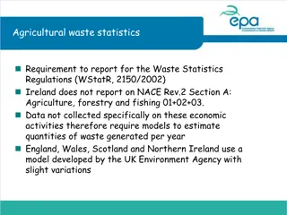 Agricultural Waste Statistics and Modeling: UK Approach