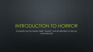 Dive into Horror: Quizzes and Journal for the Ultimate Fear Experience