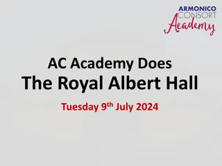 Empowerment Through Music: AC Academy Does The Royal Albert Hall