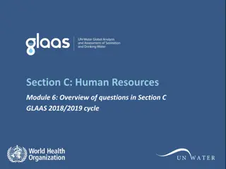 Overview of Human Resources Questions in GLAAS 2018/2019 Cycle