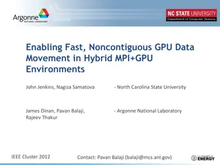 Fast Noncontiguous GPU Data Movement in Hybrid MPI+GPU Environments