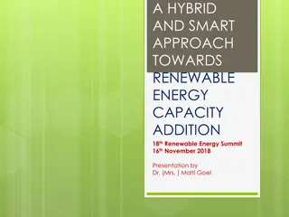 Innovations in Renewable Energy: A Smart Approach for Sustainable Future