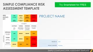 Compliance Risk Assessment Template Project Report