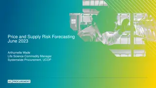 June 2023 Price and Supply Risk Forecasting Report