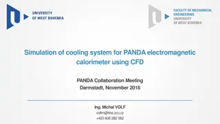 Simulation of Cooling System for PANDA Electromagnetic Calorimeter