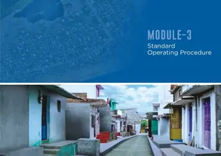 Slum Infrastructure Upgradation Standard Operating Procedure