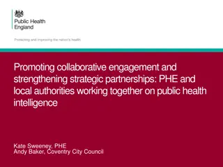 Strengthening Strategic Partnerships for Public Health Intelligence