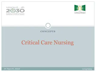 Critical Care Nursing: Principles, Definitions, and Types of Units