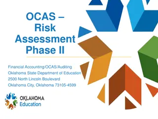 Risk Assessment Implementation in Oklahoma State Department of Education