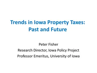 Trends in Iowa Property Taxes: Past and Future