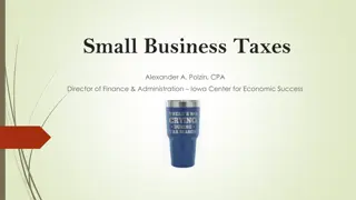 Small Business Taxation Overview for Iowa Entrepreneurs