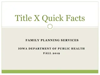 Family Planning Services Overview in Iowa