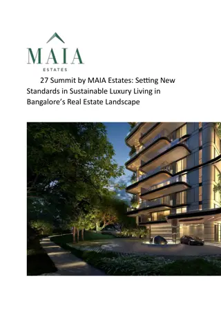 27 Summit by MAIA Estates Setting New Standards in Sustainable Luxury Living in Bangalore’s Real Estate Landscape (1)