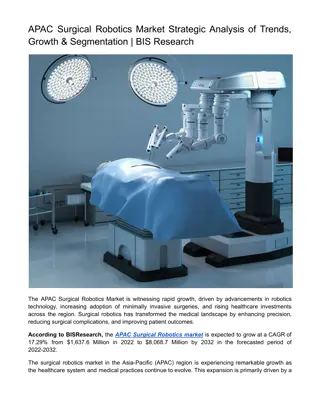 APAC Surgical Robotics Market