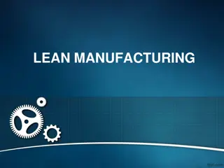 Lean Manufacturing: A Comprehensive Overview