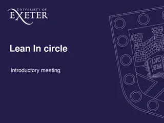 Lean In Circle Introductory Meeting Agenda and Key Themes