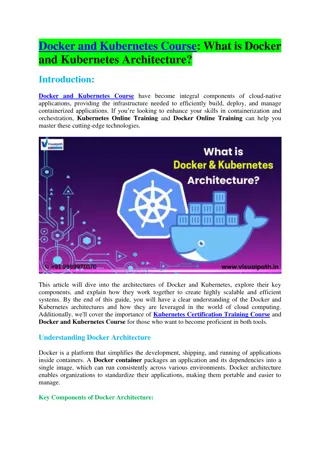 Docker and Kubernetes Training in Hyderabad