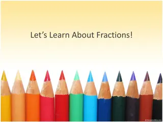 Fractions: Dividing Shapes into Equal Parts