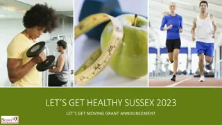 Let's Get Healthy Sussex 2023 Grant Announcement for Physical Fitness Classes