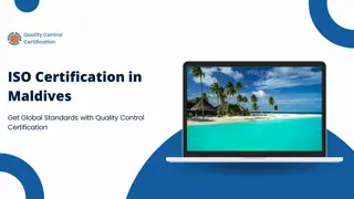 ISO Certification in Maldives | Quality Control Certification