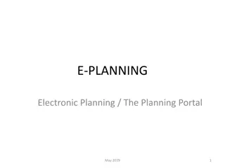 E-Planning: Revolutionizing Planning Processes with Online Functionality