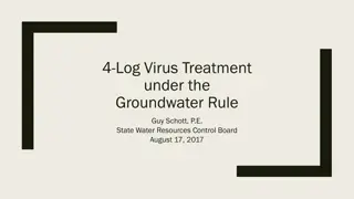 4-Log Virus Treatment and Groundwater Rule Compliance