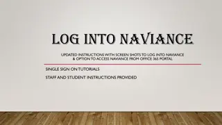 Detailed Instructions for Accessing Naviance and Single Sign-On Tutorial