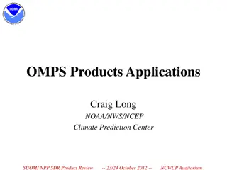 OMPS: Ozone Mapping Profiler Suite and its Applications