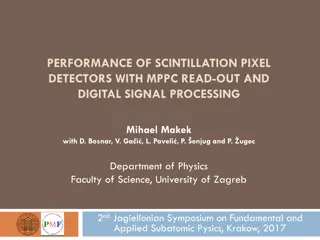 Performance of Scintillation Pixel Detectors with MPPC Read-Out and Digital Signal Processing