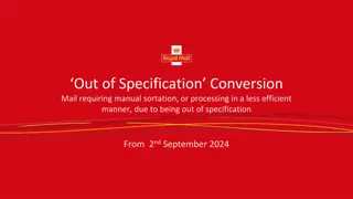 Mail Specification and Processing Changes Effective September 2024